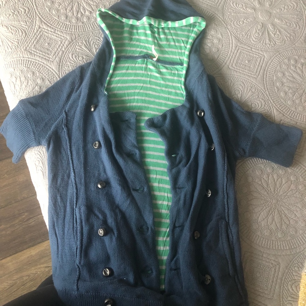 Free People Short Sleeved Sweater